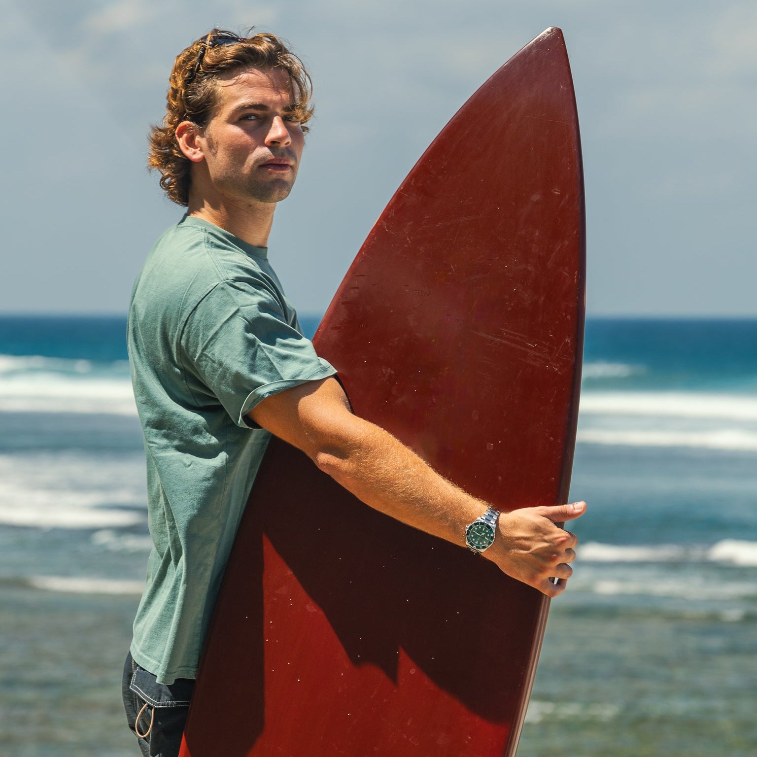 Pivot Green - Green Bezel