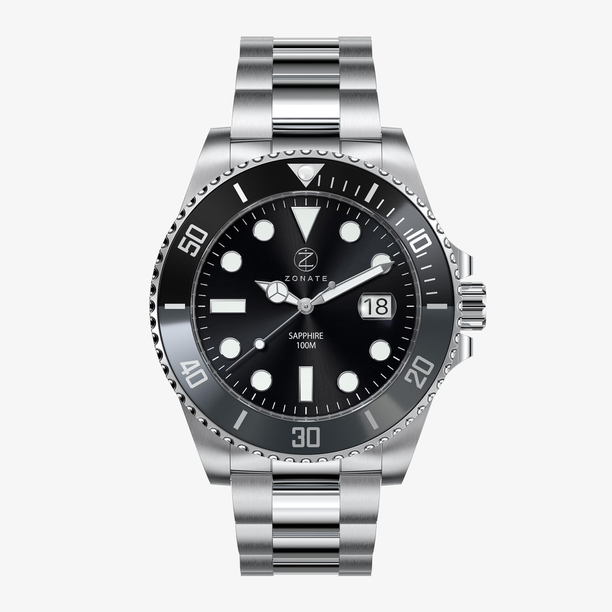 Pivot Black - Black & Gray Bezel