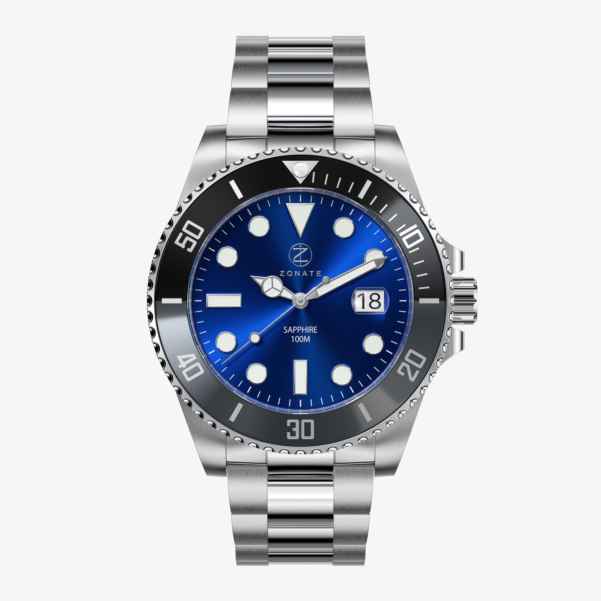 Pivot Blue - Black & Gray Bezel