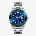 Pivot Blue - Green Bezel