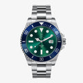 Pivot Green - Blue Bezel