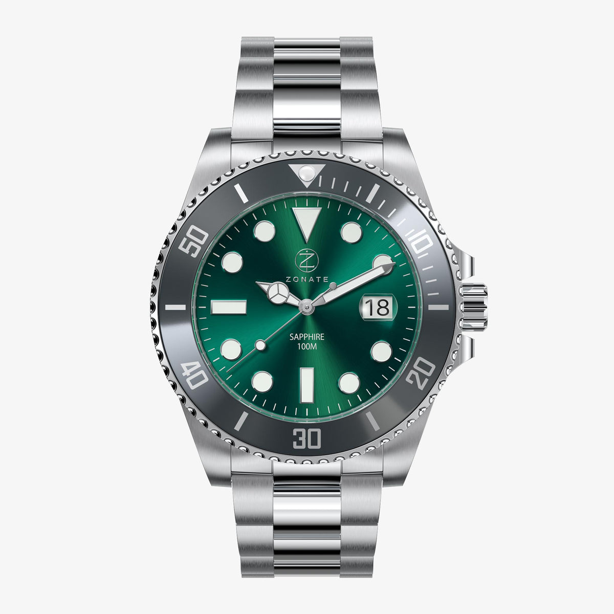 Pivot Green - Gray Bezel