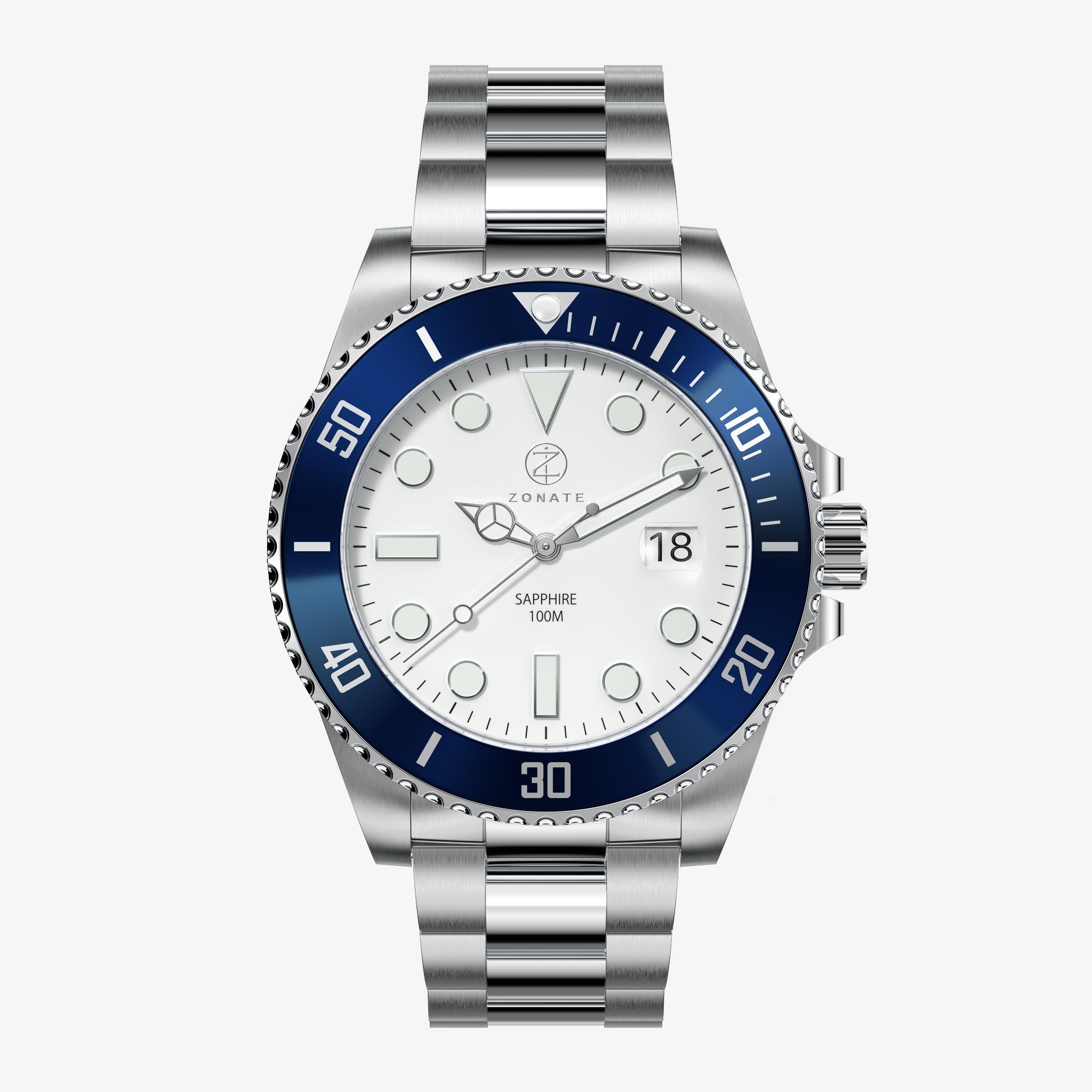 White / Blue
