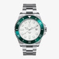 Pivot White - Green Bezel