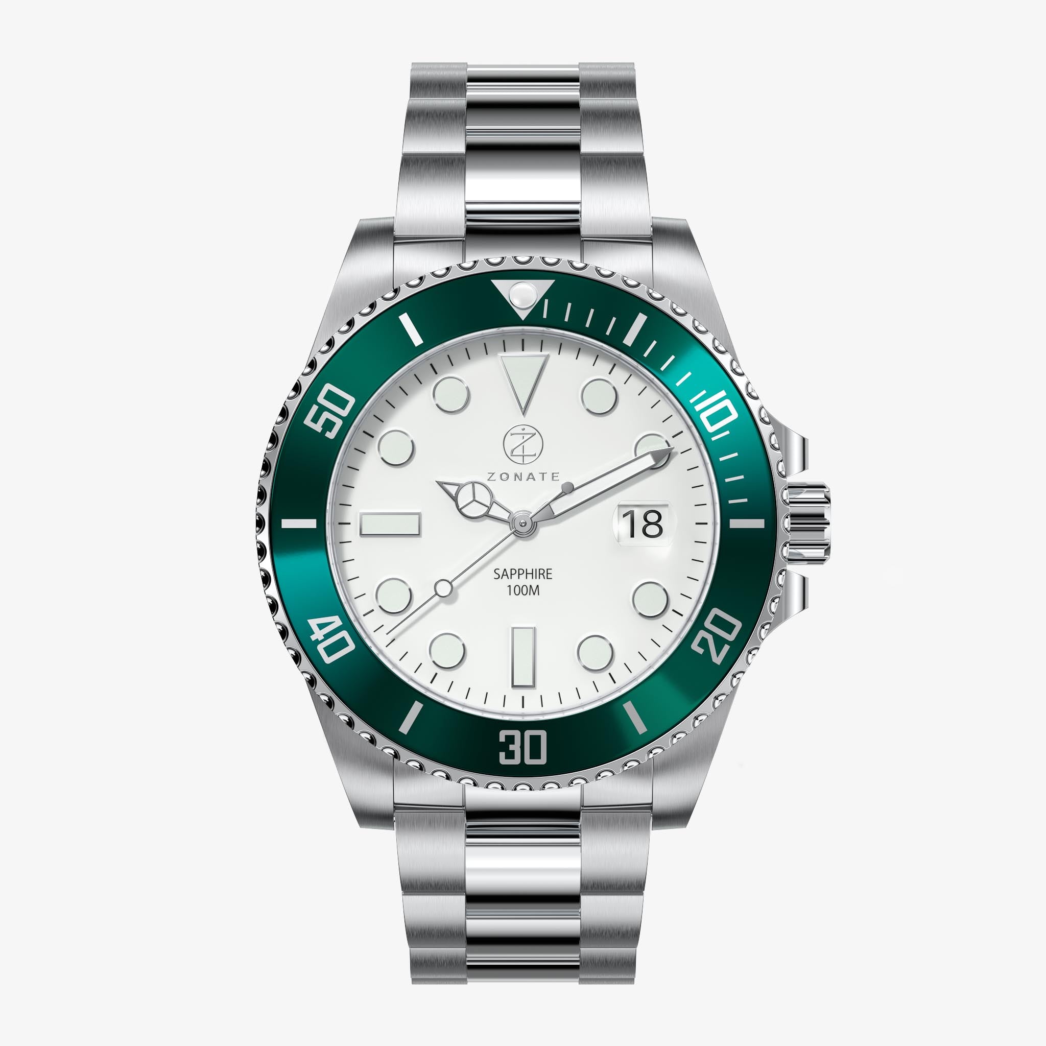 White / Green