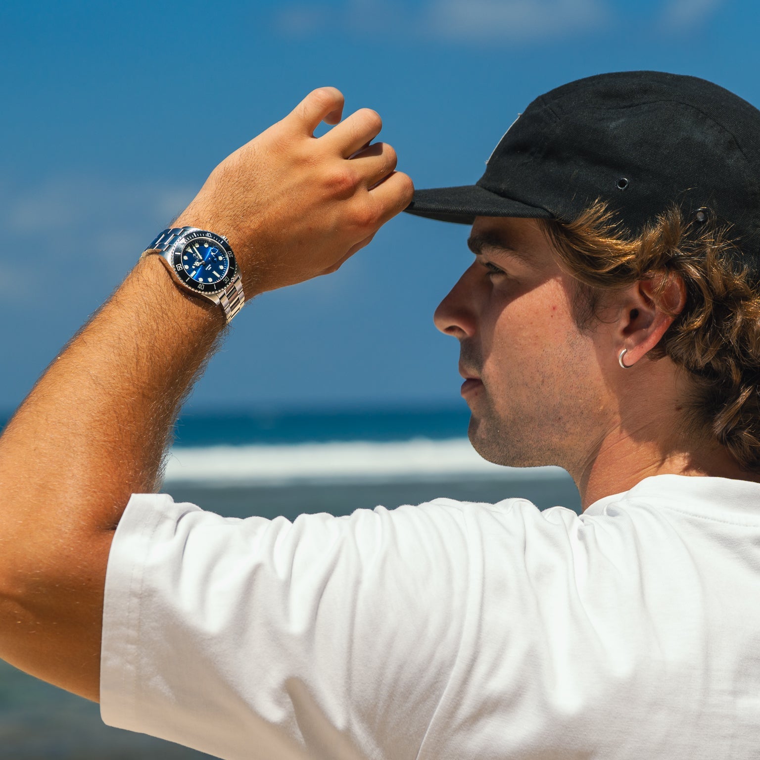 Pivot Blue - Black Bezel