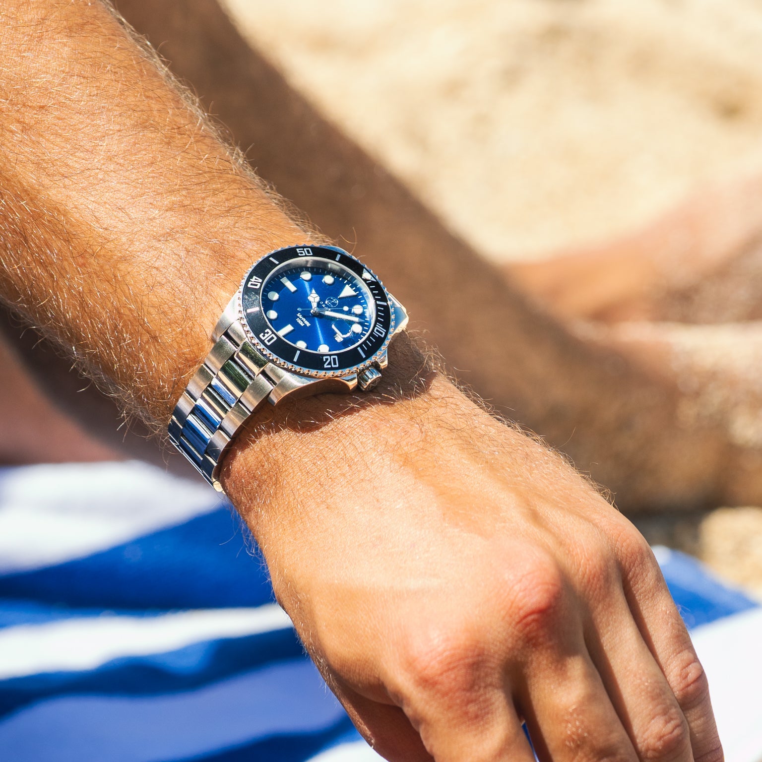 Pivot Blue - Black Bezel